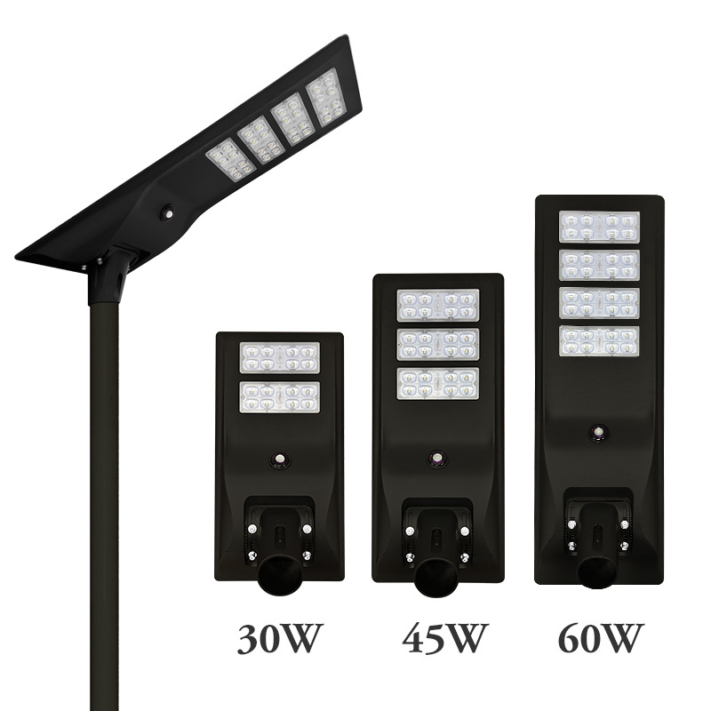 ແສງສະຫວ່າງຖະຫນົນ LED ສູງ lumen 60w all in one solar led street light for street 1