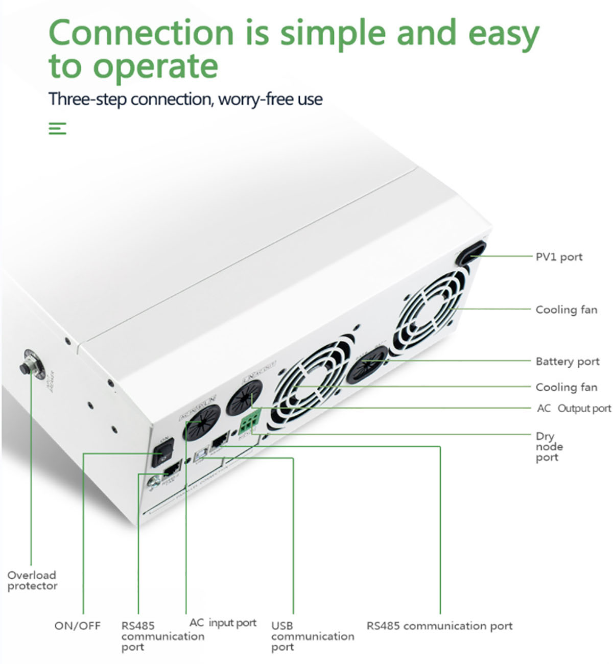 Hot Sale Solar Power Inverter  DC 48V to AC 220V3