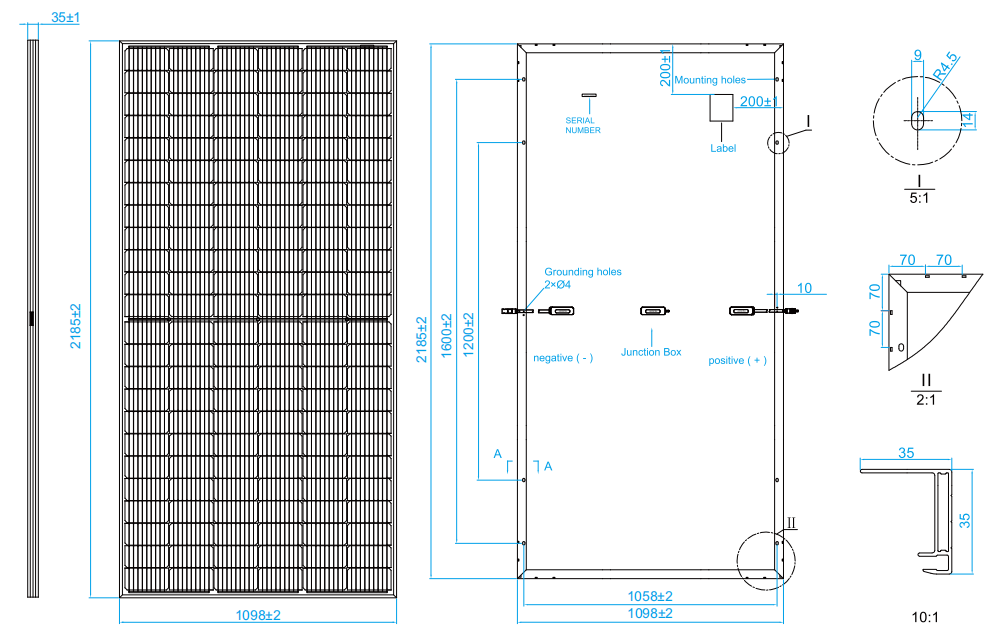 480W-510W Electrical Characteristics