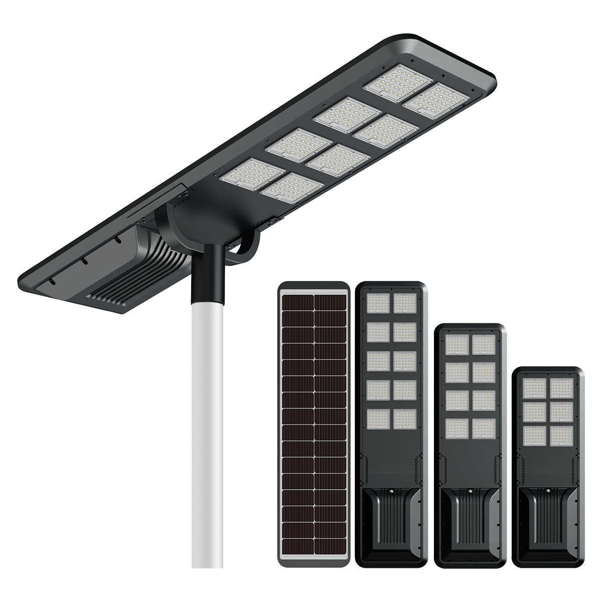 China manufacturer all in one solar street lamp 60w 30w solar led street light Solar Panel Solar Battery Solar Inverter Autex