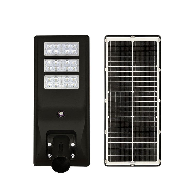 High lumen 60w led street light all in one solar led street light for street road 2