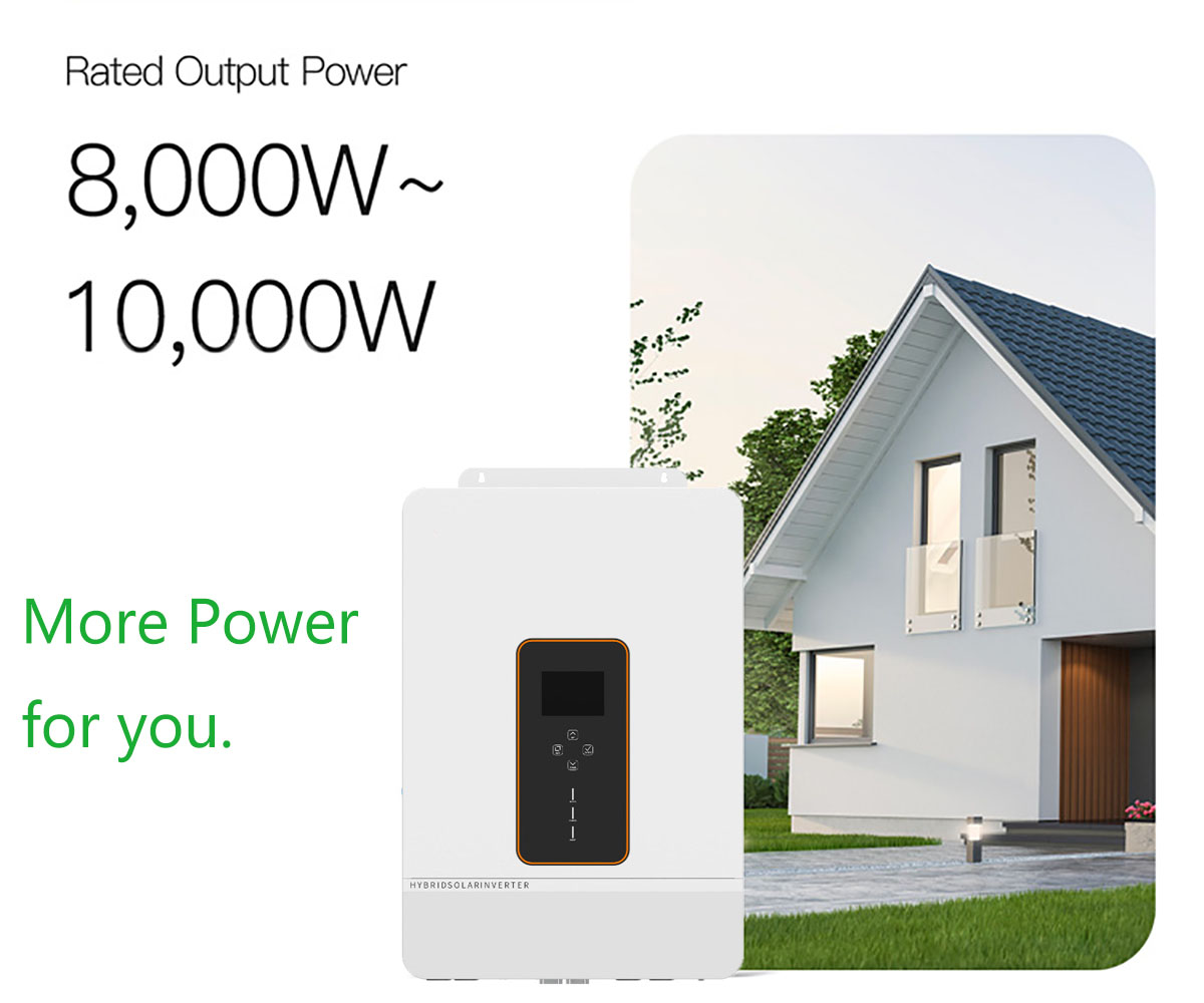 Split Phase Hybrid Solar inverter 8KW 120 240 48V 60hz Hybrid Inverter1